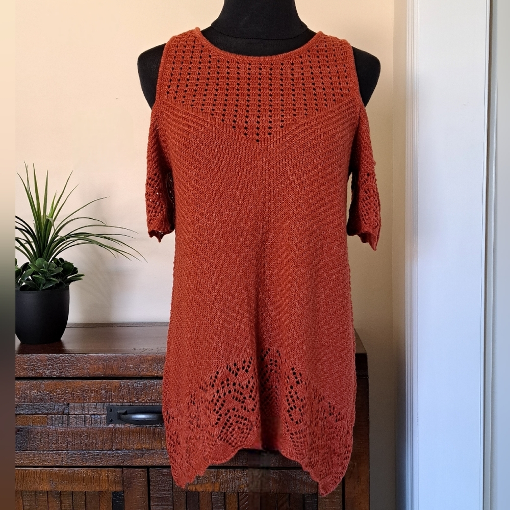 Lauren  Conrad Crochet Sweater
